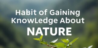 Doğaya Dair Bilgi Alışkanlığı: Yaşam Tarzınızı Nasıl Değiştirebilir? Habit of Gaining Knowledge About Nature: How Can You Change Your Lifestyle?
