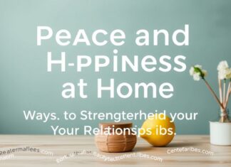 Evde Barış ve Mutluluk: İlişkilerinizi Güçlendiren Yollar Peace and Happiness at Home: Ways to Strengthen Your Relationships