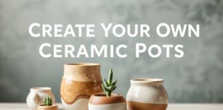 Evde Kendi Seramik Çömleklerinizi Oluşturun: Bir Yaratıcı Macera Create Your Own Ceramic Pots at Home: A Creative Adventure