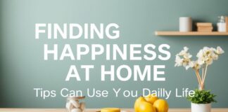Evde Mutluluk Bulmak: Günlük Yaşamda Kullanabileceğiniz İpuçları Finding Happiness at Home: Tips You Can Use in Daily Life