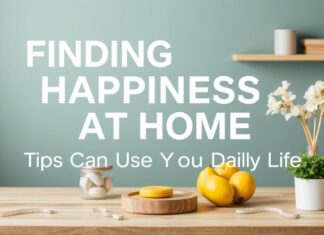 Evde Mutluluk Bulmak: Günlük Yaşamda Kullanabileceğiniz İpuçları Finding Happiness at Home: Tips You Can Use in Daily Life