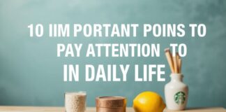 Günlük Hayatta Dikkate Almanız Gereken 10 Önemli Nokta 10 Important Points to Pay Attention to in Daily Life