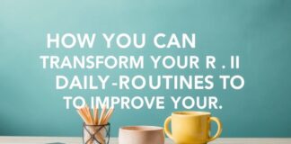 Günlük Rutinlerinizi Nasıl Dönüştürerek Hayat Kalitenizi Artırabilirsiniz How You Can Transform Your Daily Routines to Improve Your Quality of Life