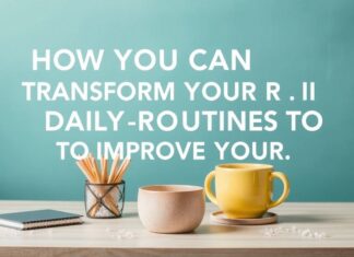 Günlük Rutinlerinizi Nasıl Dönüştürerek Hayat Kalitenizi Artırabilirsiniz How You Can Transform Your Daily Routines to Improve Your Quality of Life
