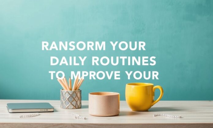 How You Can Transform Your Daily Routines to Improve Your Quality of Life