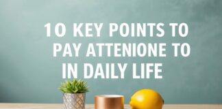 Günlük Yaşamda Dikkat Edilmesi Gereken 10 Anahtar Nokta 10 Key Points to Pay Attention to in Daily Life