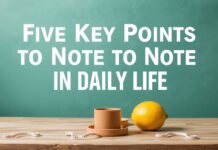 Günlük Yaşamda Dikkat Edilmesi Gereken 5 Anahtar Nokta Five Key Points to Note in Daily Life
