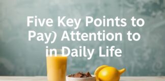 Günlük Yaşamda Dikkat Edilmesi Gereken 5 Anahtar Nokta Five Key Points to Pay Attention to in Daily Life