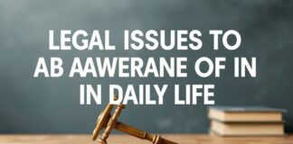 Günlük Yaşamda Dikkat Edilmesi Gereken Hukuki Sorunlar Legal Issues to Be Aware of in Daily Life