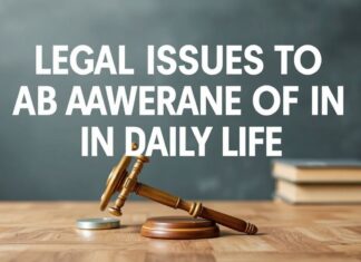 Günlük Yaşamda Dikkat Edilmesi Gereken Hukuki Sorunlar Legal Issues to Be Aware of in Daily Life