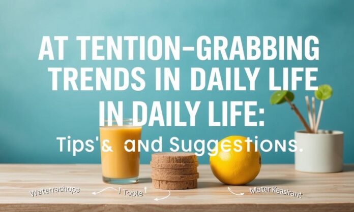 Attention-Grabbing Trends in Daily Life: Tips and Suggestions