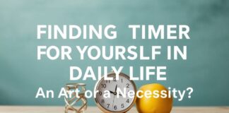 Günlük Yaşamda Kendi İçin Zaman Bulmak: Bir Sanat Mı, Bir Gereklilik Mi? Finding Time for Yourself in Daily Life: An Art or a Necessity?