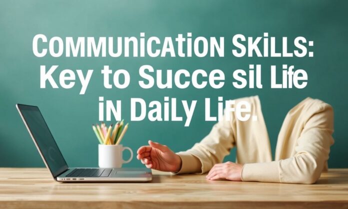 Communication Skills: Key to Success in Daily Life