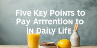 Günlük Yaşamda Dikkate Almanız Gereken 5 Anahtar Nokta Five Key Points to Pay Attention to in Daily Life