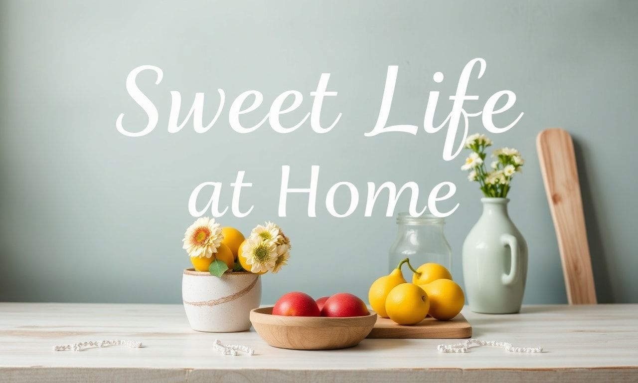 Evde Tatlı Yaşam: Günlük Hayatta Mutluluk Bulmak