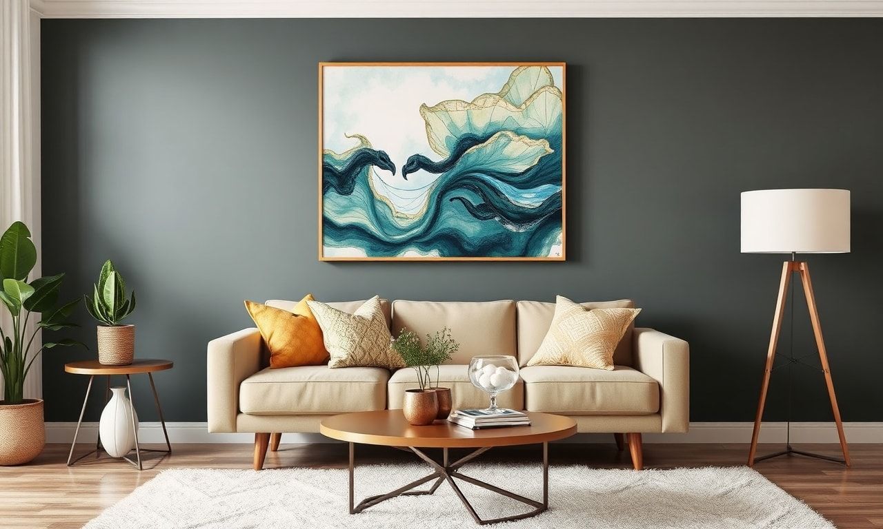 Evdeki Sanatsal Dokunuşlar: Yaşam Alanınıza Sanat Katmak