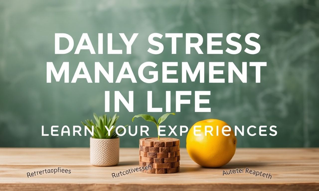 Günlük Yaşamda Stres Yönetimi: Deneyimlerinizden Öğrenin