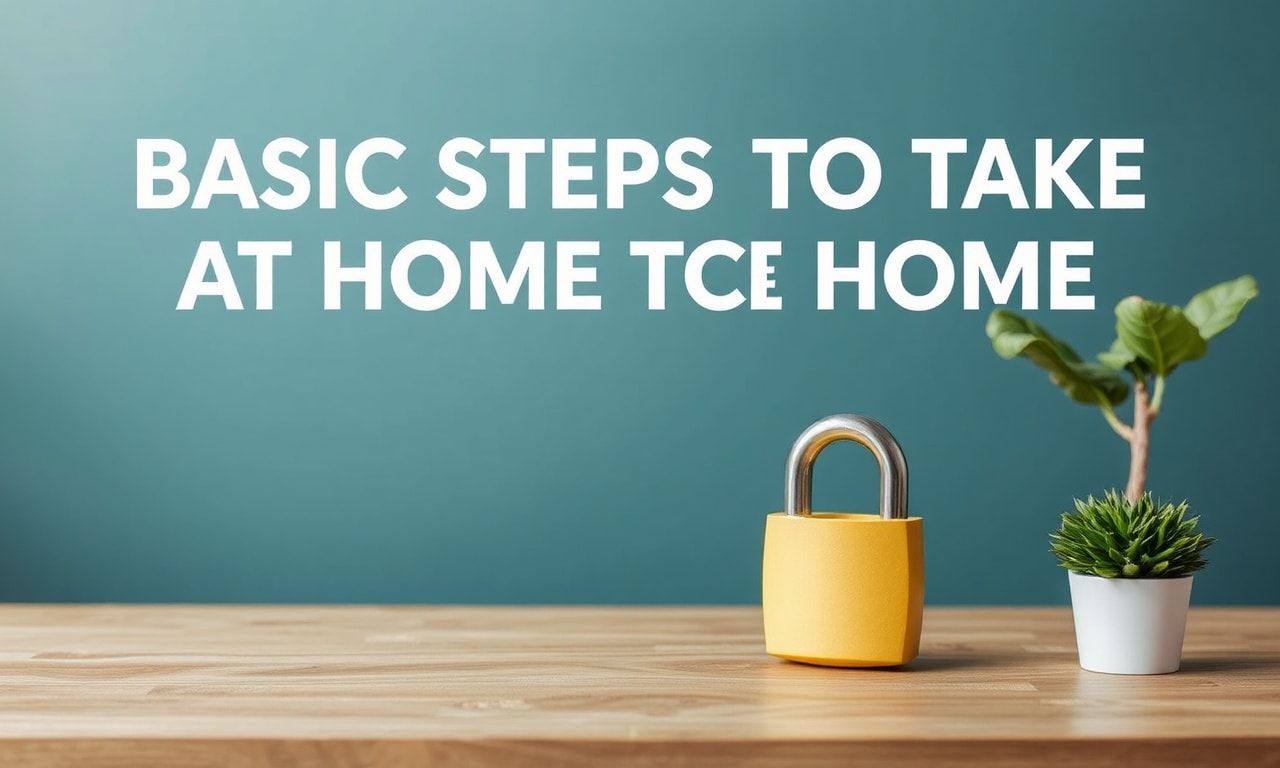 Güvenliğinizi Artırmak İçin Evde Almanız Gereken Temel Adımlar