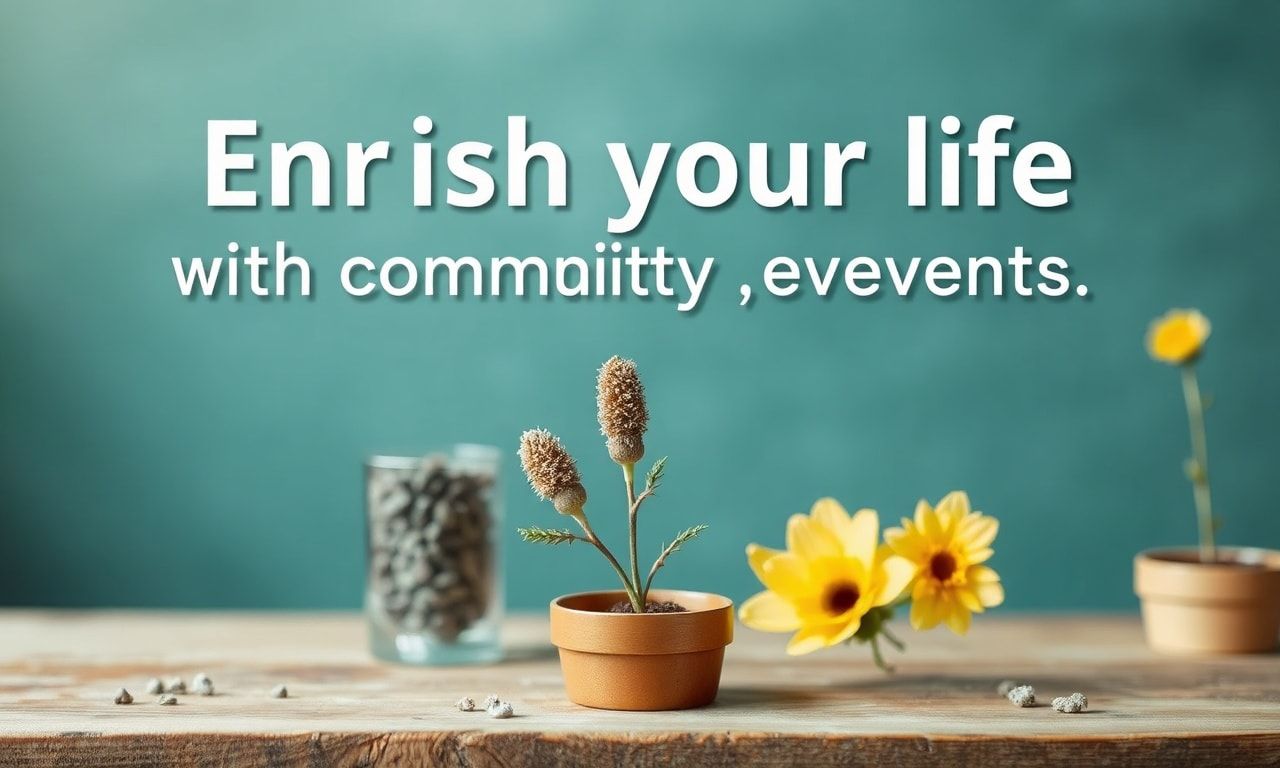 Topluluk Etkinlikleri ve Yerel Faaliyetlerle Hayatınızı Zenginleştirin