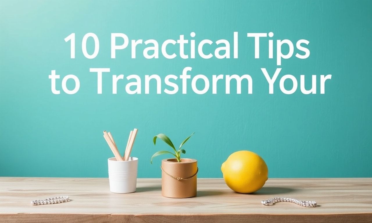 Yaşam Tarzınızı Dönüştürmek İçin 10 Pratik İpuçları